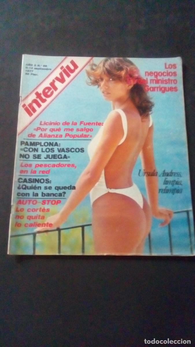 Coleccionismo de revista Intervi&uacute;: INTERVIU 69-1977-MAR&Iacute;A CARLOS SOTOMAYOR-&Uacute;RSULA ANDRESS