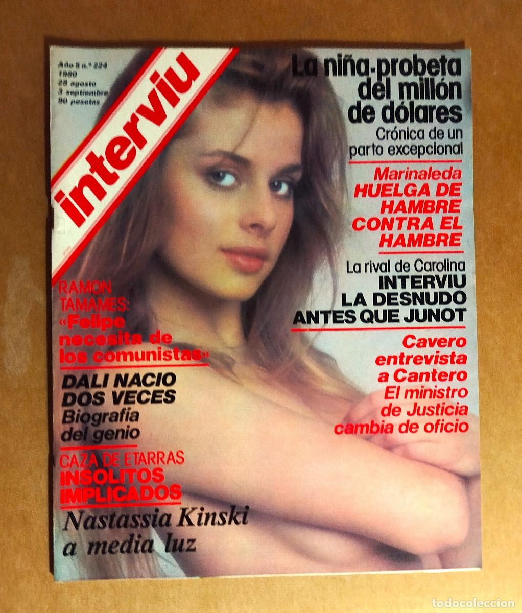 Coleccionismo de revista Intervi&uacute;: INTERVIU 224 - SEPTIEMBRE 1980 - NATASSIA KINSKI - GIANNINA FACIO - ROCIO JURADO - LA MA&Ntilde;A