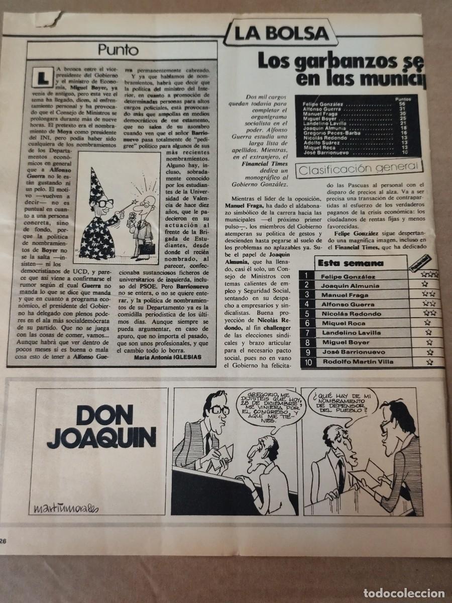 Coleccionismo de revista Intervi&uacute;: Mart&iacute;nmorales Recorte/Cliping Revista Interviu 346 - 1982