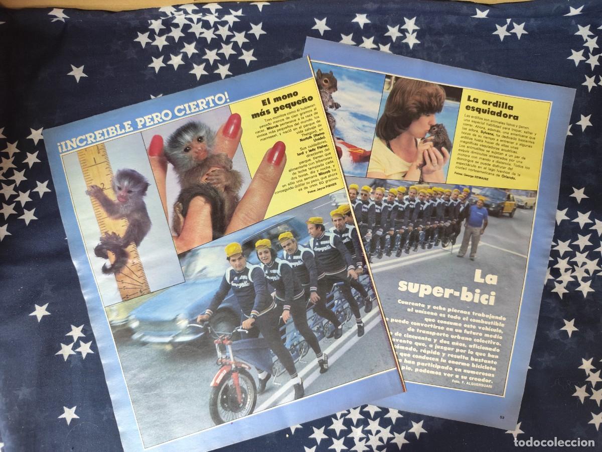 Coleccionismo de revista Intervi&uacute;: Incre&iacute;ble pero cierto Recorte/Cliping Revista Interviu 346 - 1982
