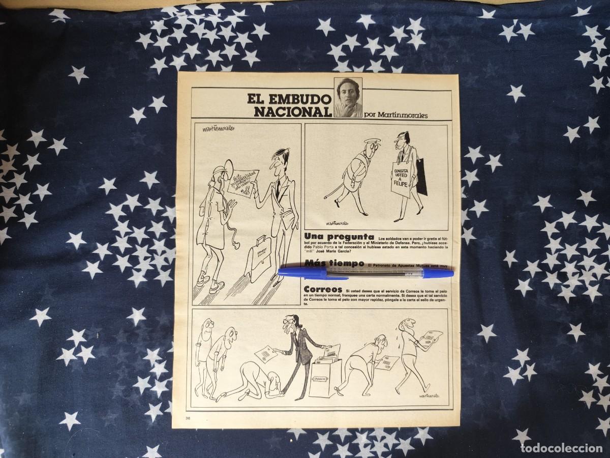 Coleccionismo de revista Intervi&uacute;: El Embudo Nacional Martimorales Recorte/Cliping Revista Interviu 346 - 1982
