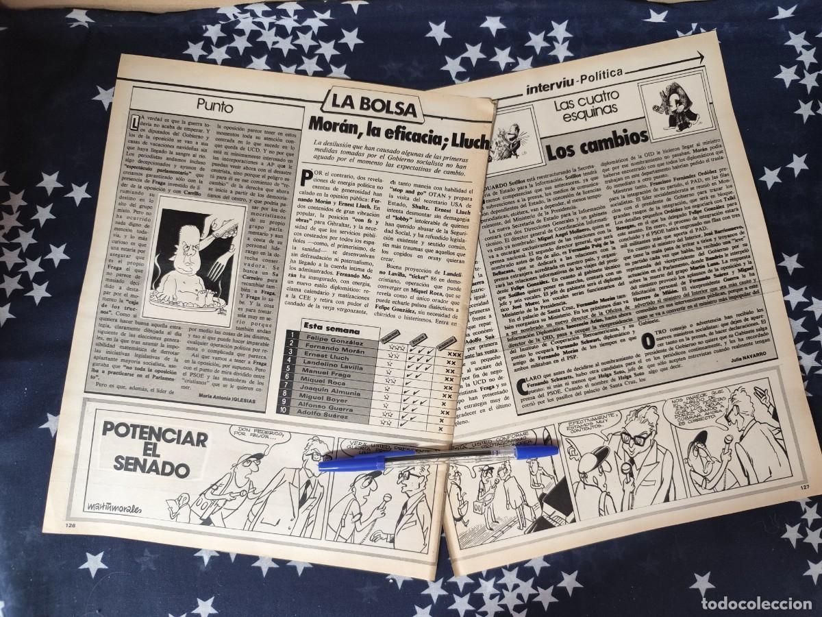 Coleccionismo de revista Intervi&uacute;: Mart&iacute;nmorales Recorte/Cliping Revista Interviu 345 - 1982