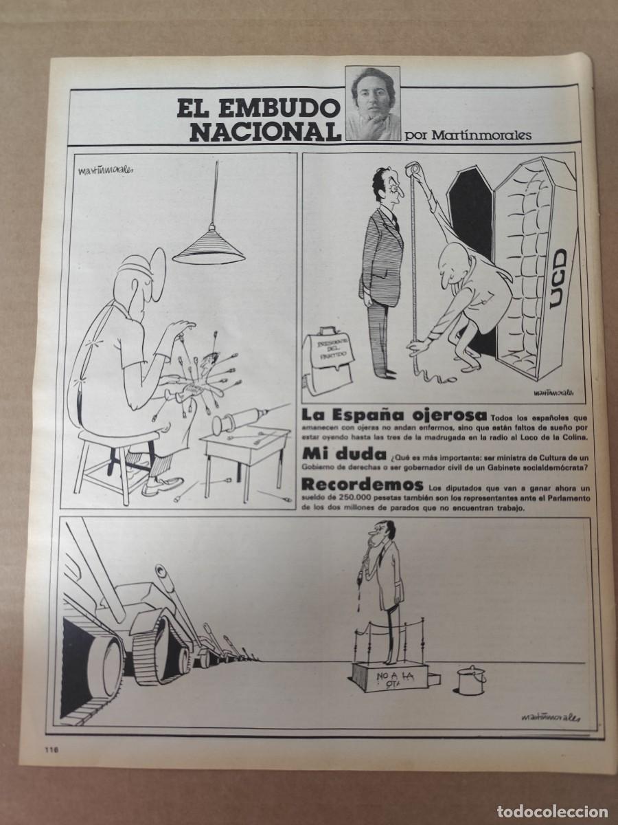 Coleccionismo de revista Intervi&uacute;: El Embudo Nacional Martinmorales Recorte/Cliping Revista Interviu 345 - 1982
