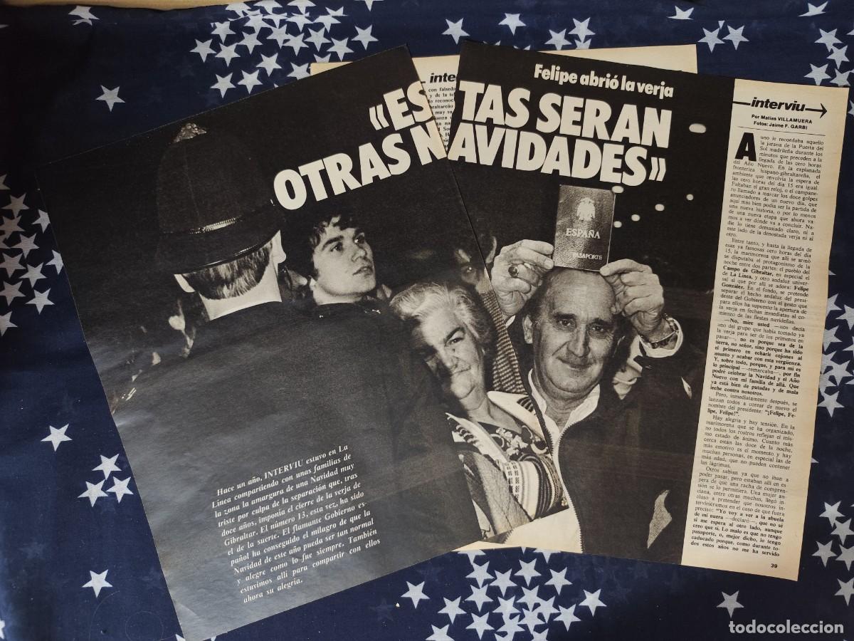 Coleccionismo de revista Intervi&uacute;: Est&aacute;s ser&aacute;n otras Navidades Recorte/Cliping Revista Interviu 345 - 1982