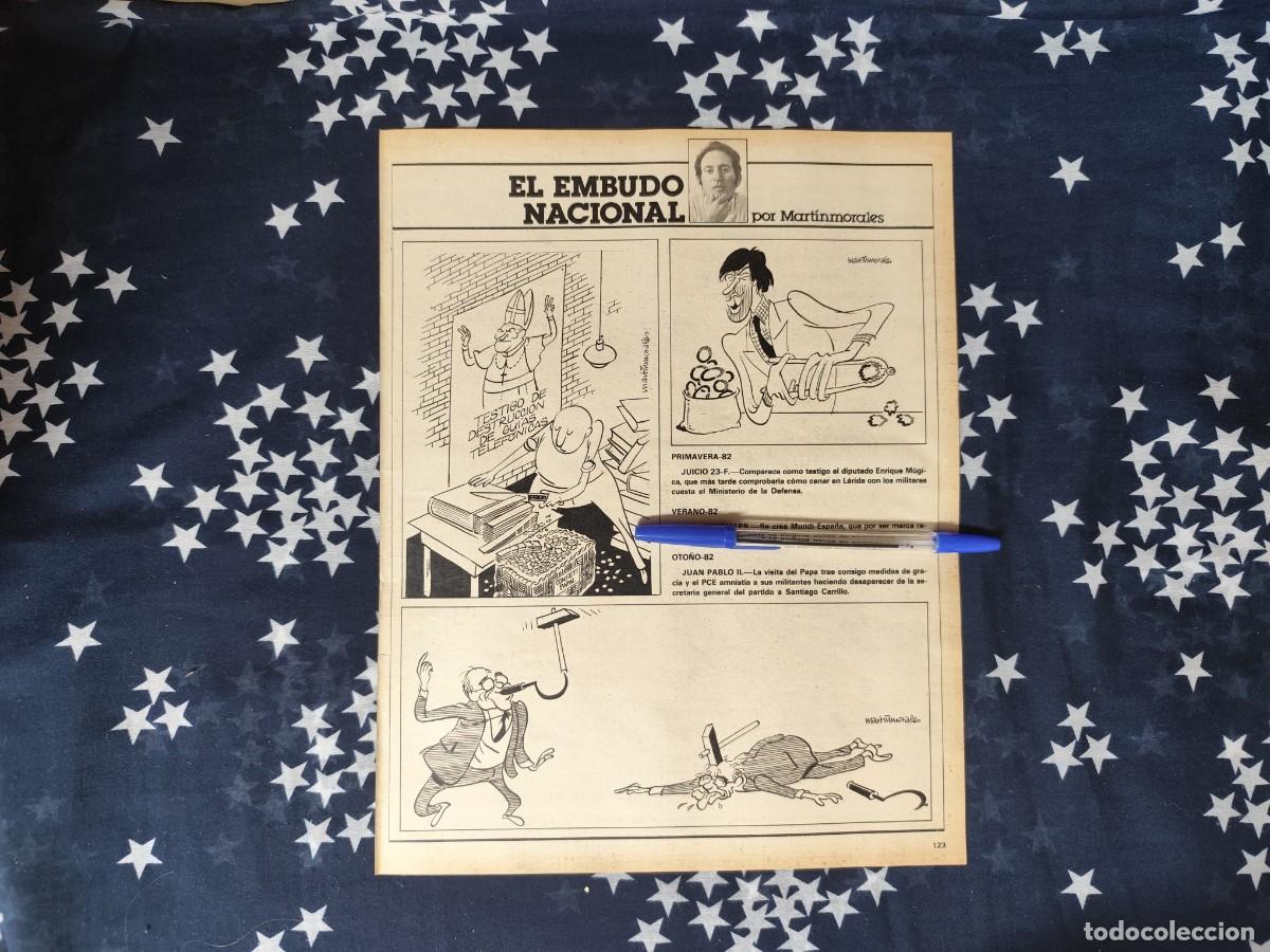 Coleccionismo de revista Intervi&uacute;: El embudo nacional Martinmorales Recorte/Cliping Revista Interviu 344 - 1982