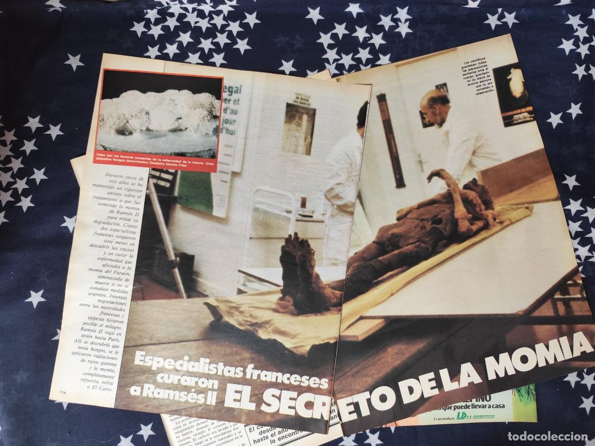Coleccionismo de revista Intervi&uacute;: El secreto de la momia Recorte/Cliping Revista Interviu 344 - 1982