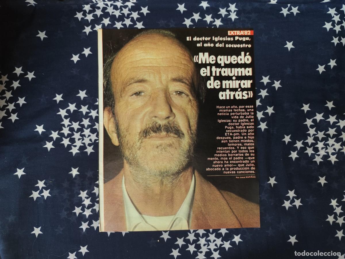 Coleccionismo de revista Intervi&uacute;: El doctor Iglesias Puga al a&ntilde;o del secuestro Recorte/Cliping Revista Interviu 344 - 1982