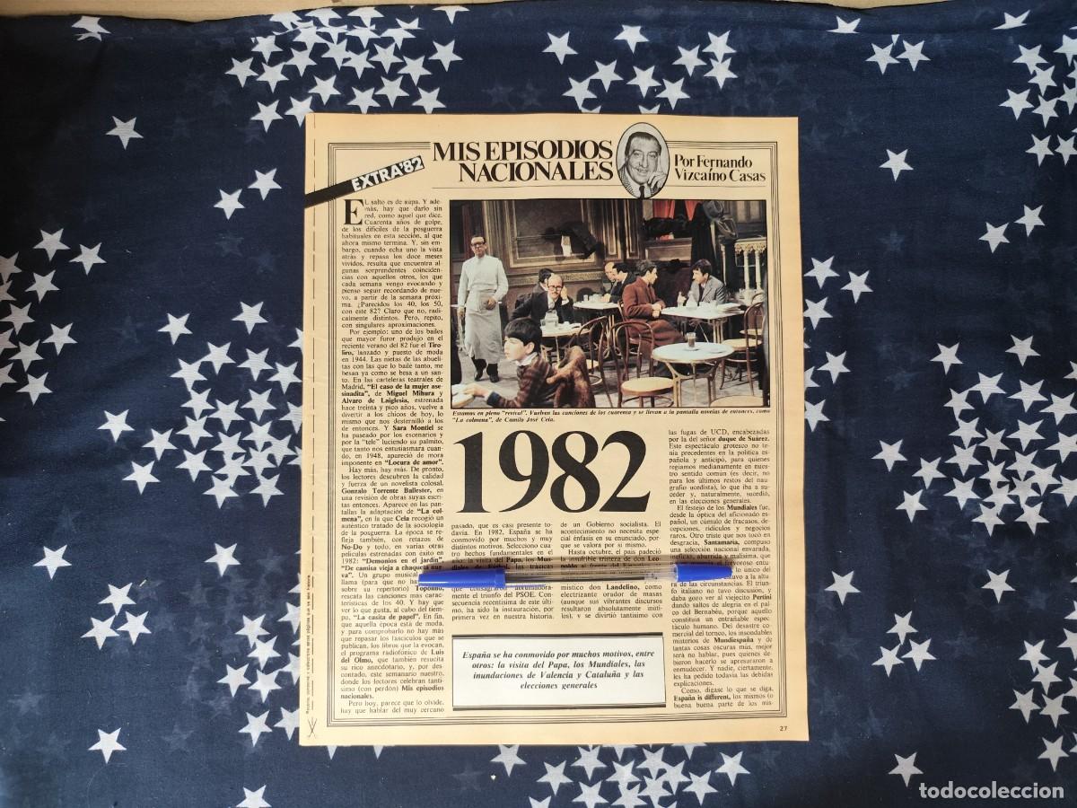 Coleccionismo de revista Intervi&uacute;: Mis episodios nacionales Vizca&iacute;no Casas Extra 82 Recorte/Cliping Revista Interviu 344 - 1982