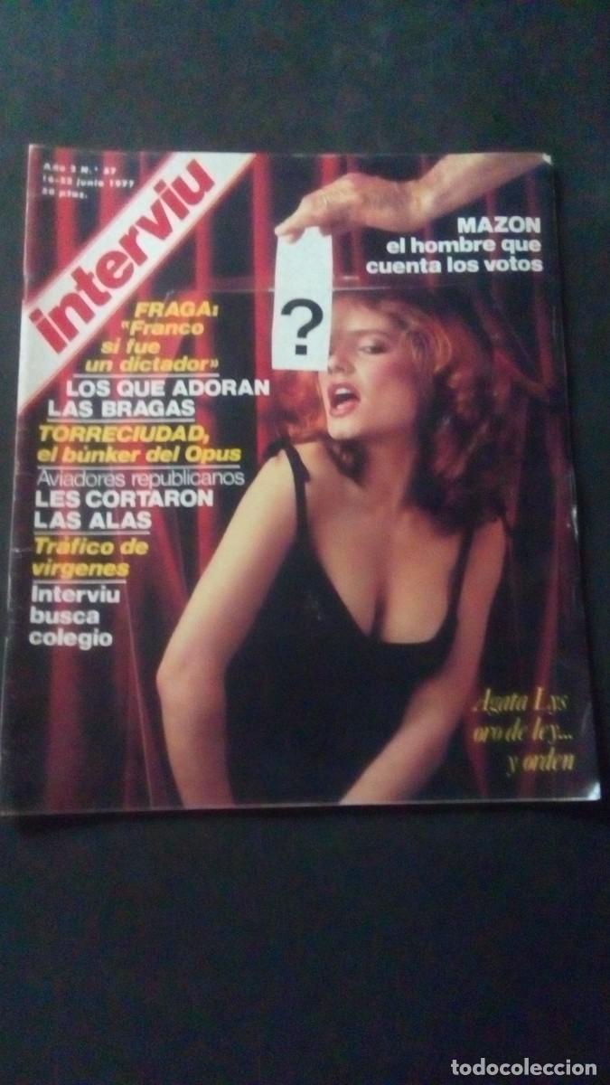 Coleccionismo de revista Intervi&uacute;: INTERVIU 57-LOLITAS-AGATA LYS-OPUS DEI-TORRECIUDAD-ROSA MORENA-CONCHA VELASCO-LOLA FLORES-FALLACI