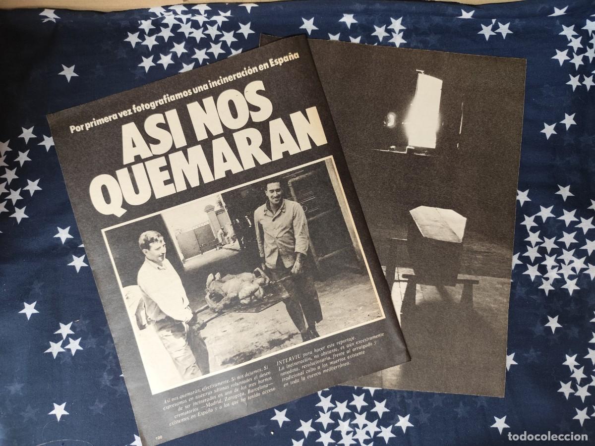 Coleccionismo de revista Intervi&uacute;: As&iacute; nos quemaran Recorte/Cliping Revista Interviu 343-1982