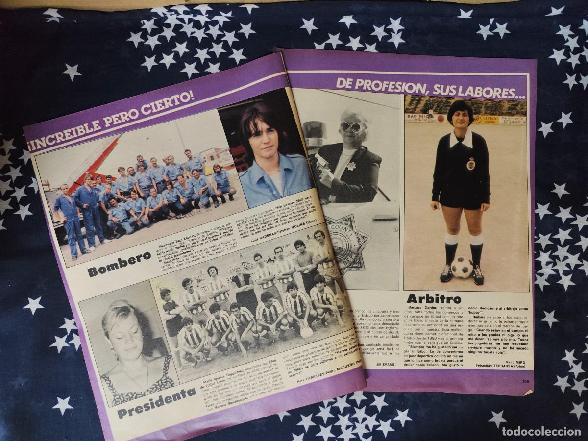 Coleccionismo de revista Intervi&uacute;: Incre&iacute;ble pero cierto De profesi&oacute;n sus labores Recorte/Cliping Revista Interviu 342-1982