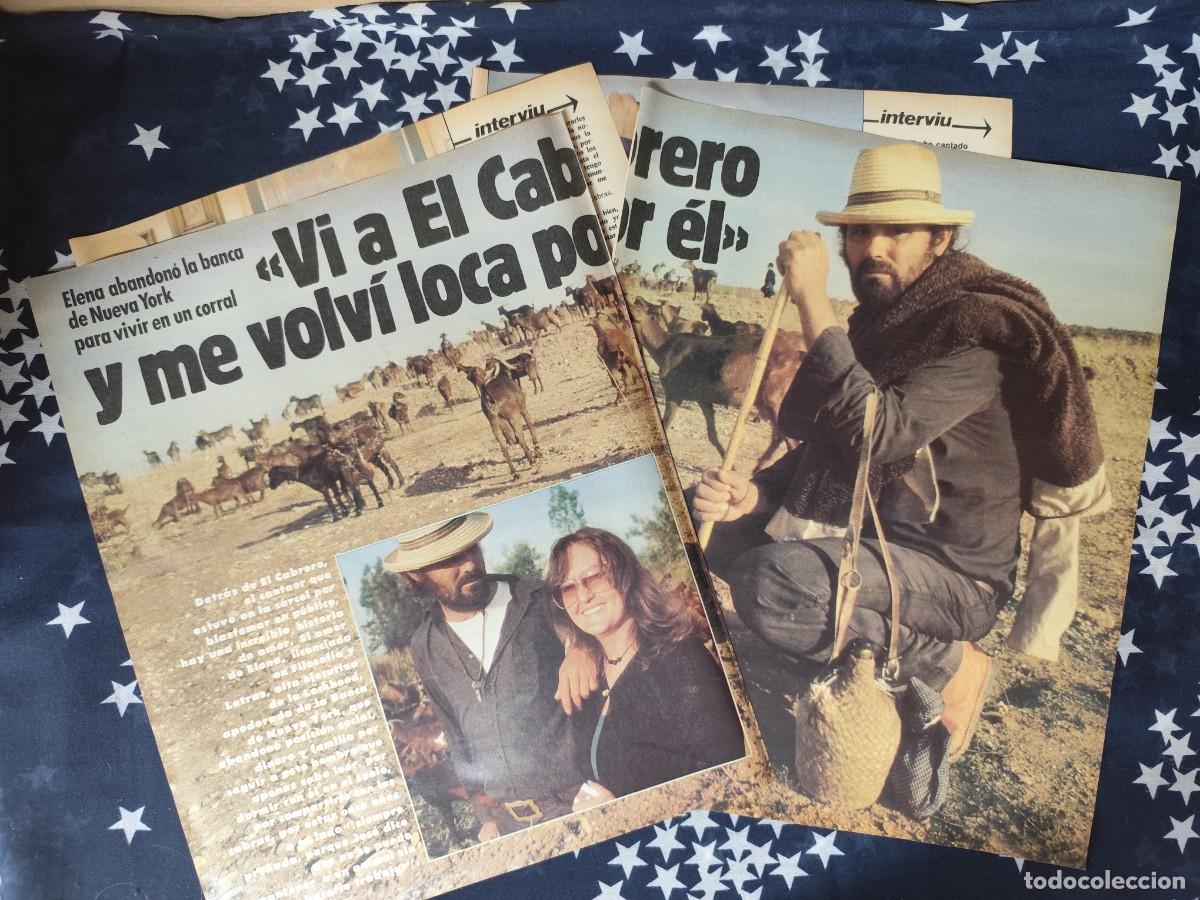 Coleccionismo de revista Intervi&uacute;: Vi al Cabrero y me volv&iacute; loca por el Recorte/Cliping Revista Interviu 342-1982
