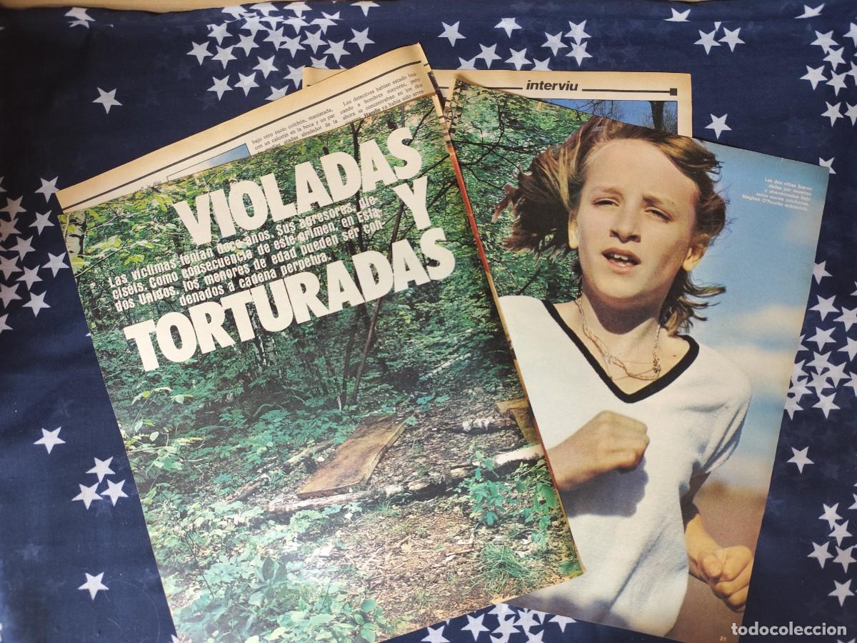 Coleccionismo de revista Intervi&uacute;: Violadas y torturadas Recorte/Cliping Revista Interviu 342-1982