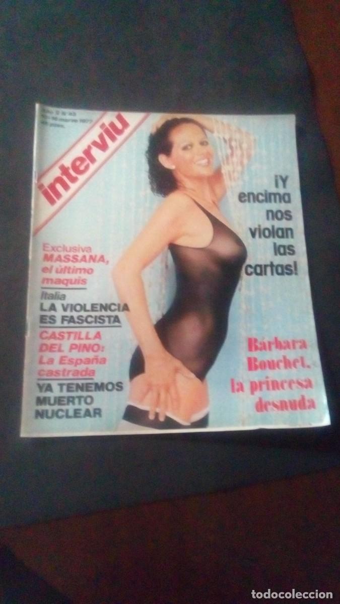 Coleccionismo de revista Intervi&uacute;: INTERVIU 43-CLAUDIA CARDINALE-BARBARA BOUCHET-LOLITAS-LA MILI-MAQUIS MASSANA-VITORIA-CARABANCHEL