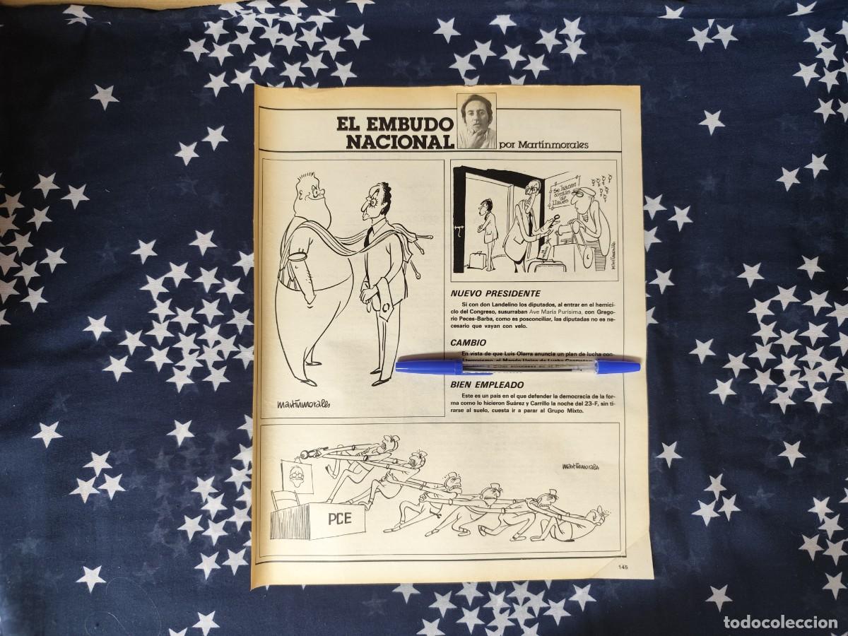 Coleccionismo de revista Intervi&uacute;: El embudo nacional Martinmorales Recorte/Cliping Revista Interviu 341-1982