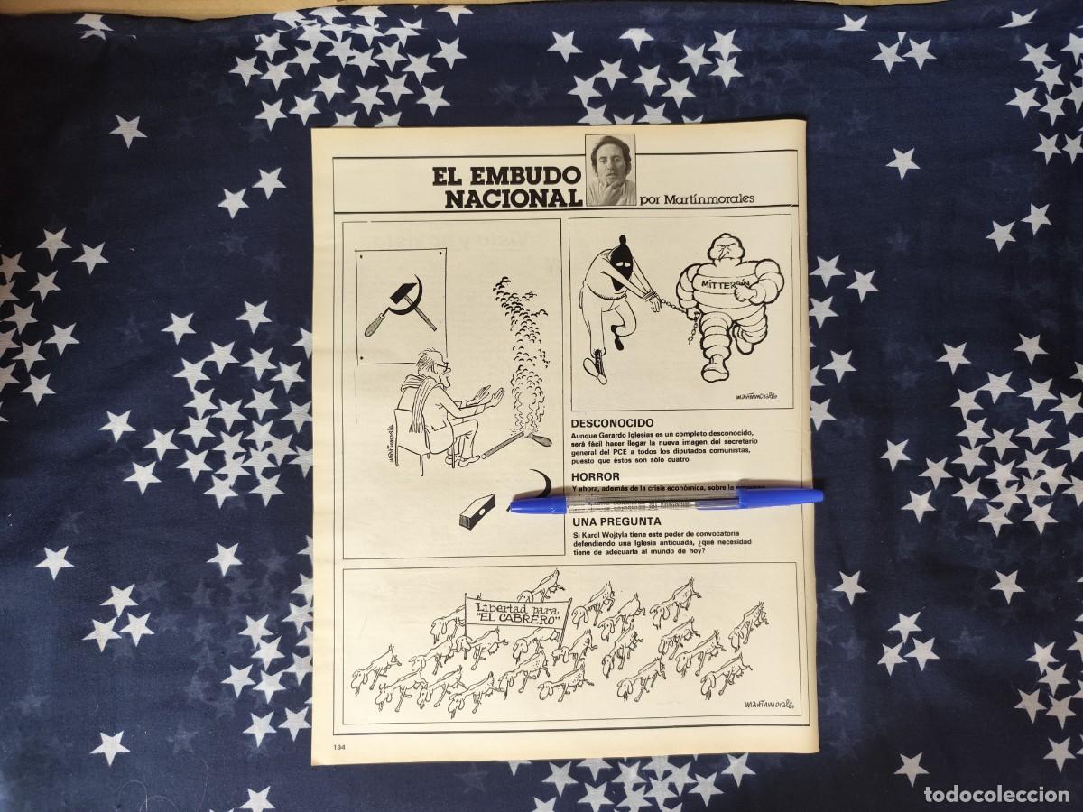 Coleccionismo de revista Intervi&uacute;: El embudo nacional Martinmorales Recorte/Cliping Revista Interviu 340-1982