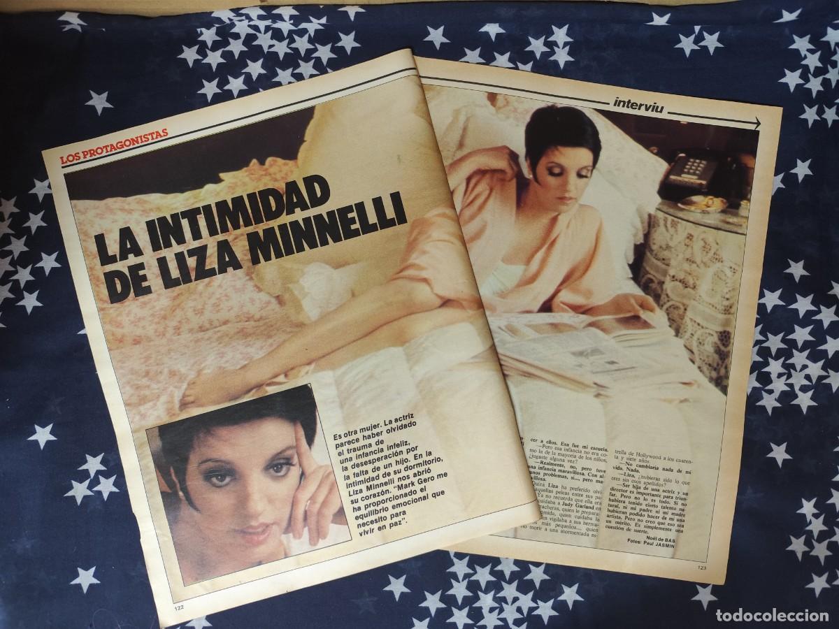 Coleccionismo de revista Intervi&uacute;: La intimidad de Liza Minnelli Recorte/Cliping Revista Interviu 340-1982