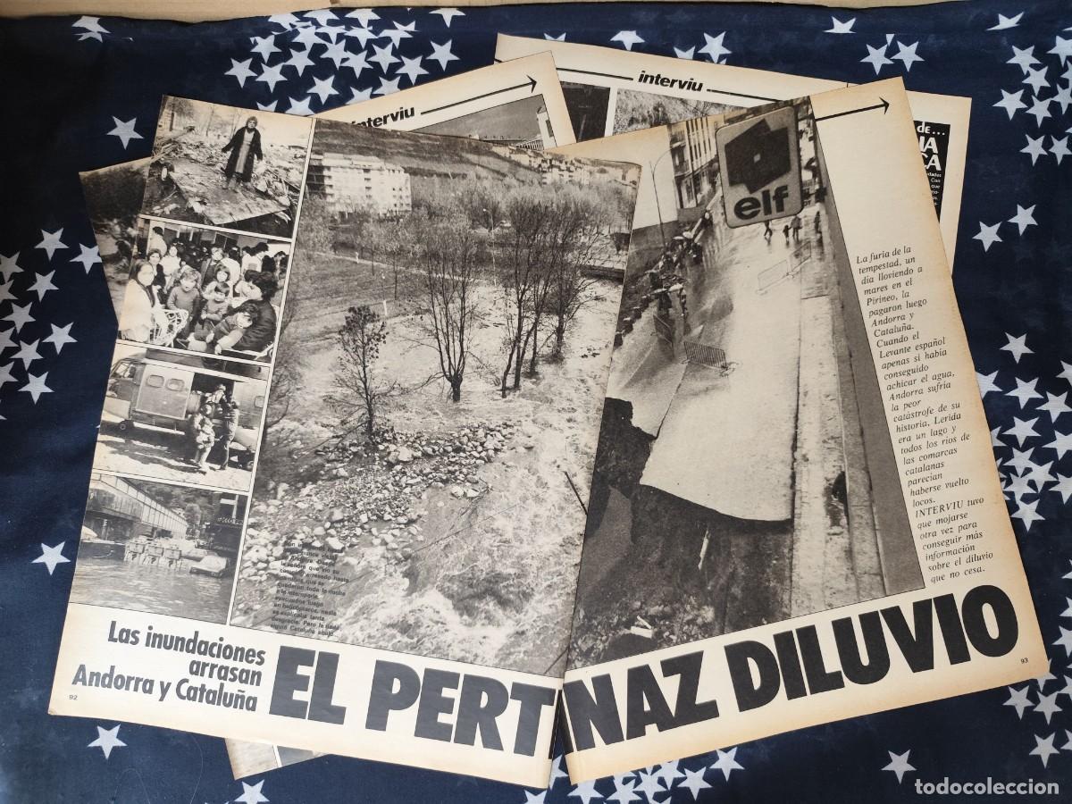 Coleccionismo de revista Intervi&uacute;: El pertinaz diluvio Recorte/Cliping Revista Interviu 340-1982
