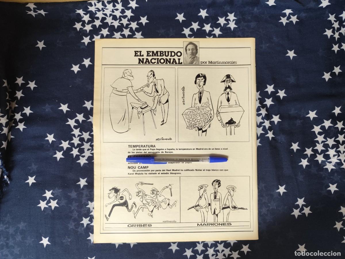 Coleccionismo de revista Intervi&uacute;: El embudo nacional Martinmorales Recorte/Cliping Revista Interviu 339-1982