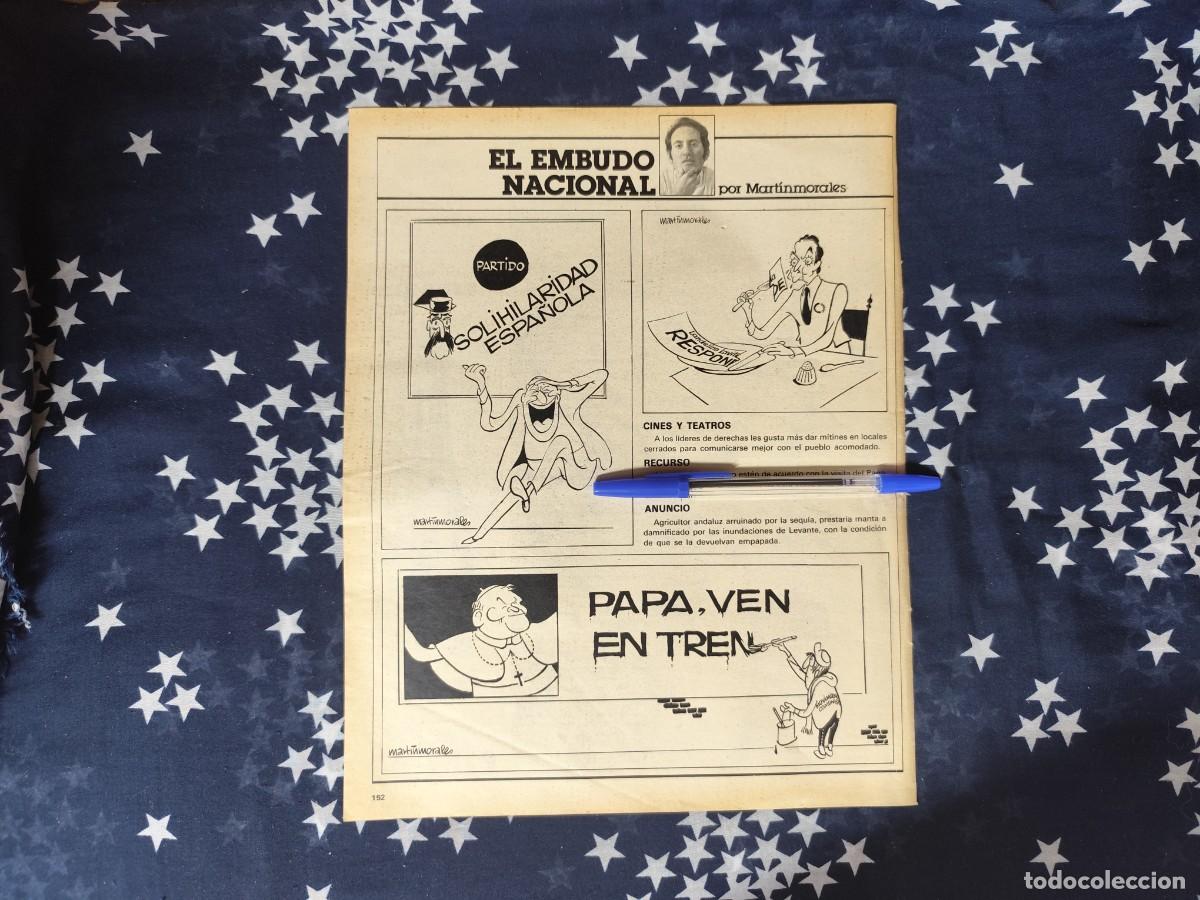 Coleccionismo de revista Intervi&uacute;: El embudo nacional Martinmorales Recorte/Cliping Revista Interviu 338-1982