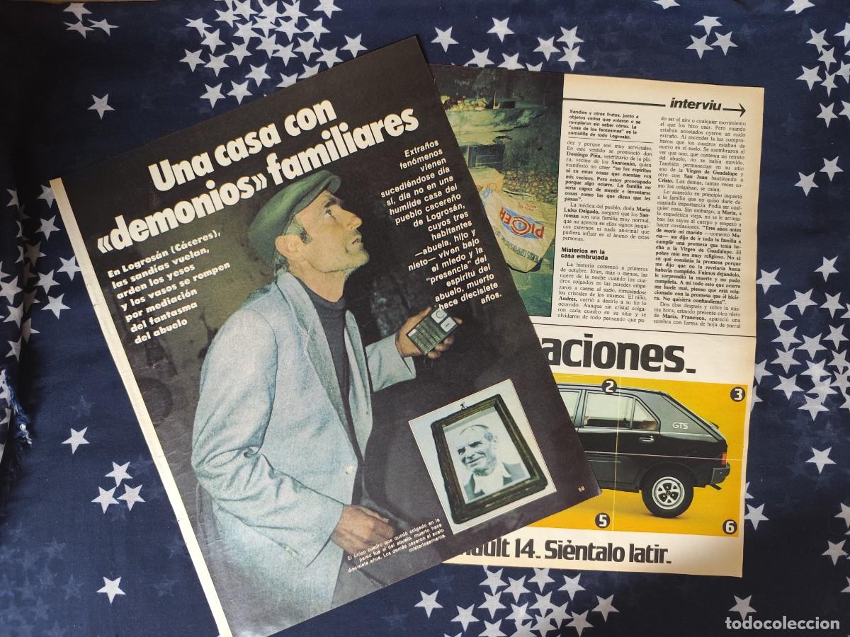 Coleccionismo de revista Intervi&uacute;: Una casa con demonios familiares Recorte/Cliping Revista Interviu 338-1982