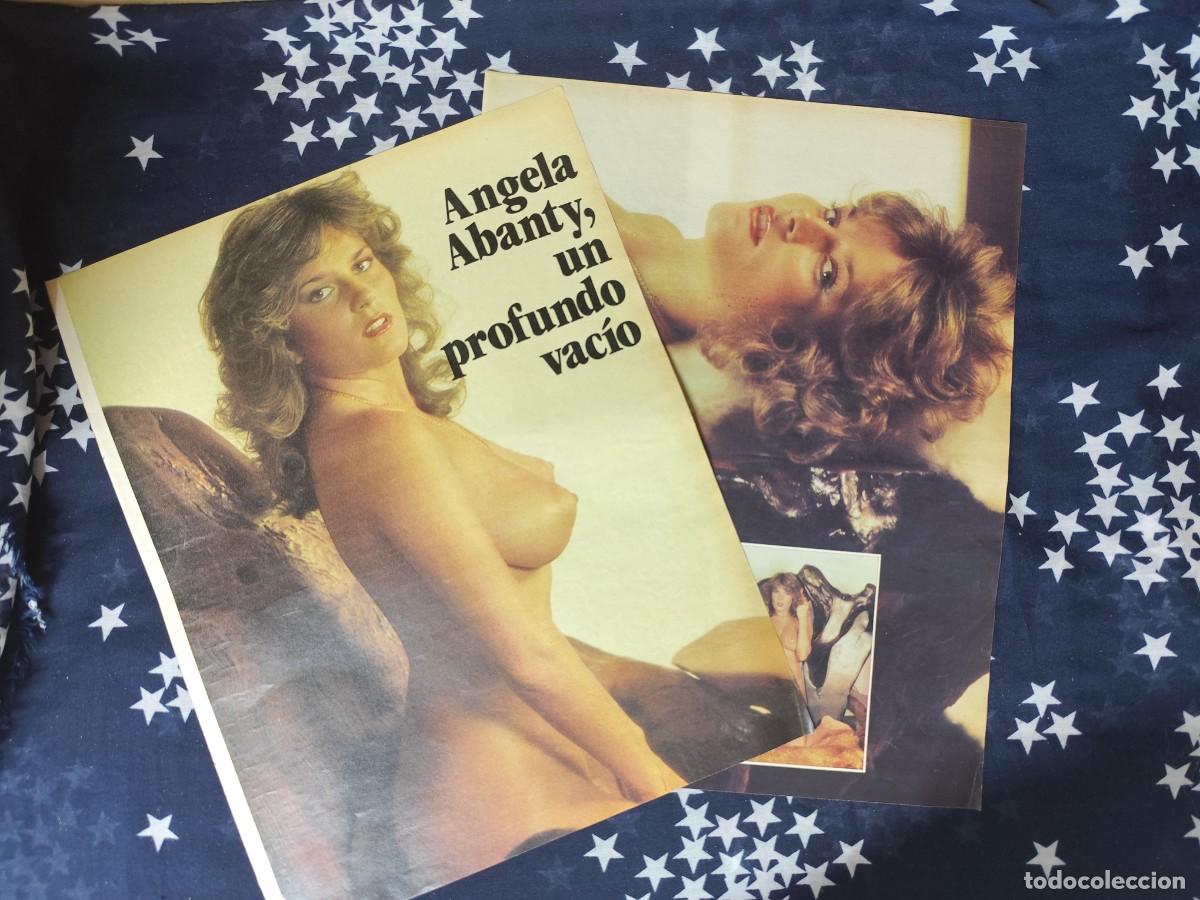 Coleccionismo de revista Intervi&uacute;: &Aacute;ngela Abanty un profundo vac&iacute;o Recorte/Cliping Revista Interviu 338-1982