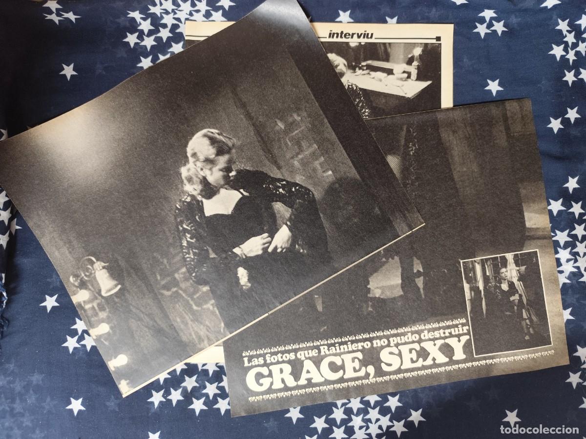 Coleccionismo de revista Intervi&uacute;: Grace, sexy Recorte/Cliping Revista Interviu 337-1982