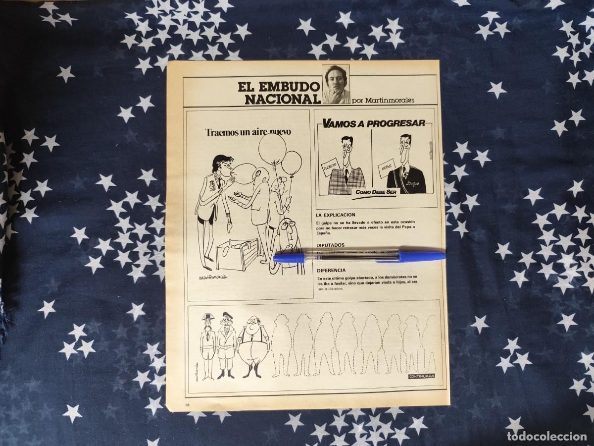 Coleccionismo de revista Intervi&uacute;: El embudo nacional Martinmorales Recorte/Cliping Revista Interviu 336-1982