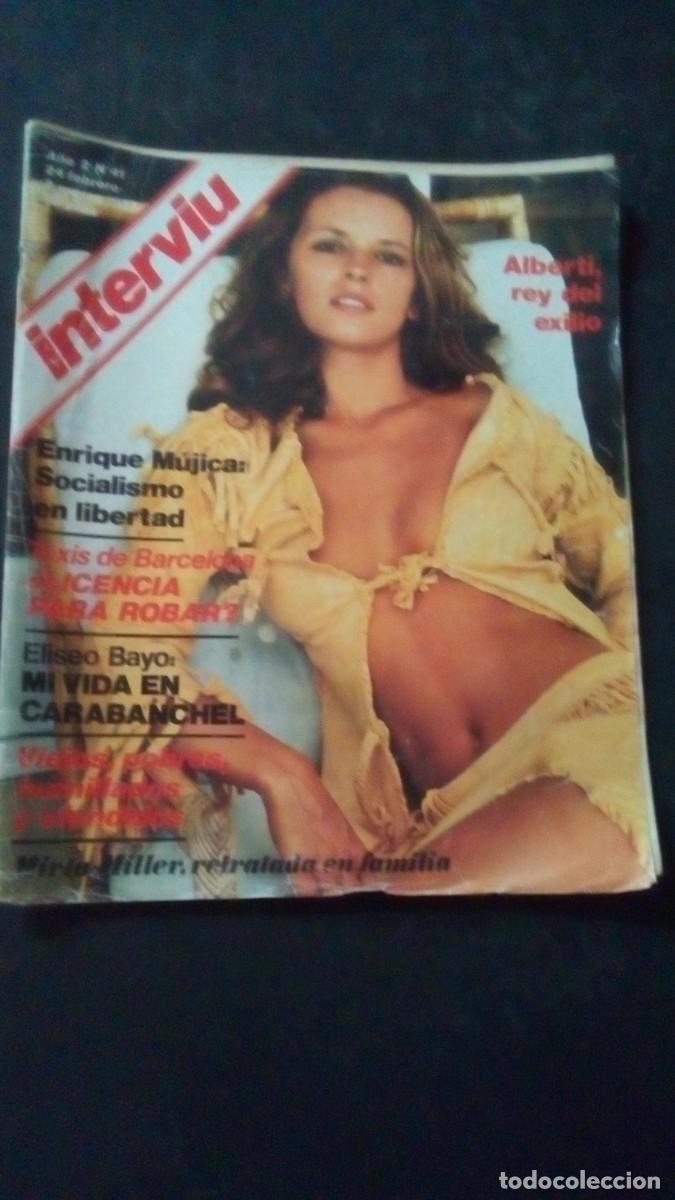 Coleccionismo de revista Intervi&uacute;: INTERVIU 41-1977-MIRTA MILLER-ELOY DE LA IGLESIA-XIRINACS-CRUYFF-CARABANCHEL-GUILLERMINA MOTTA