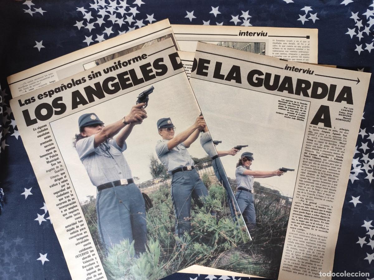 Coleccionismo de revista Intervi&uacute;: Los &aacute;ngeles de la guardia Recorte/Cliping Revista Interviu 335-1982