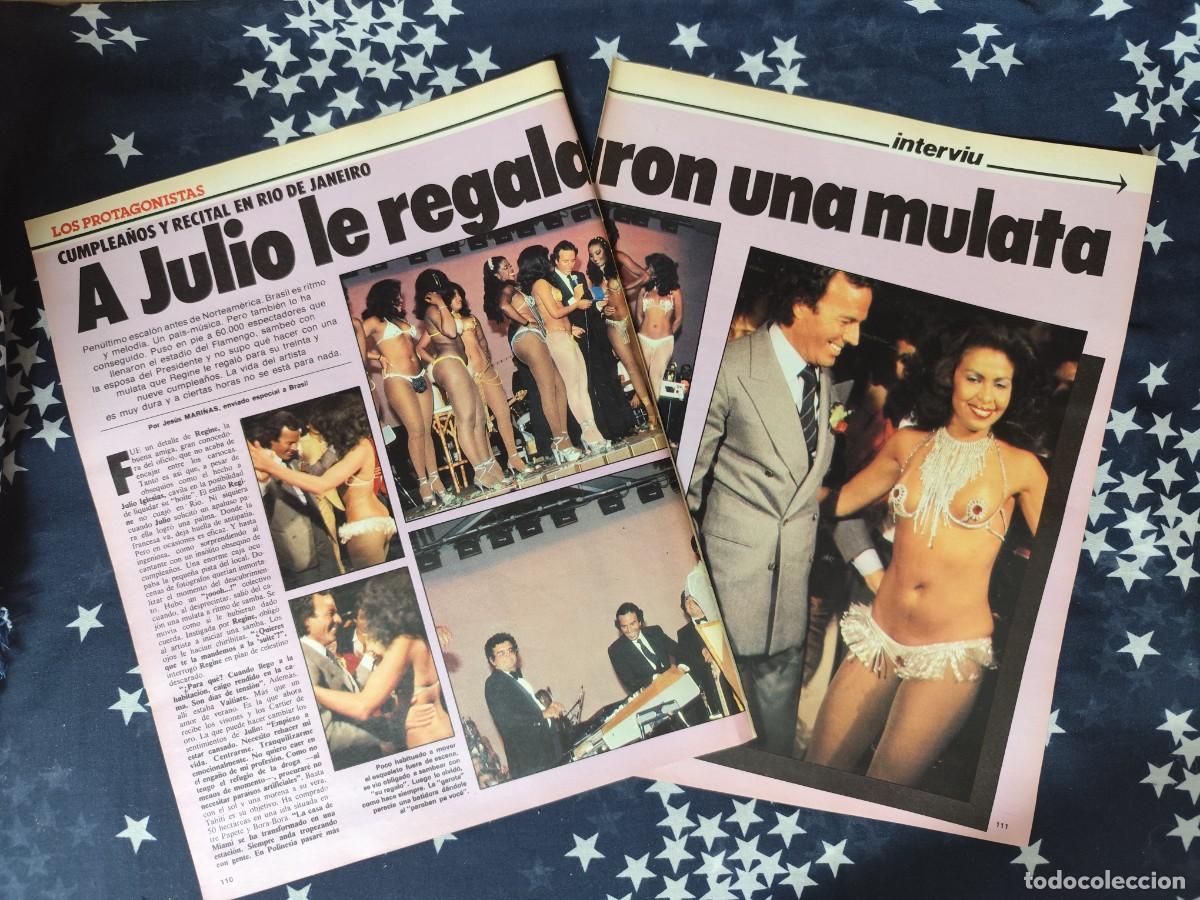 Coleccionismo de revista Intervi&uacute;: A Julio le regalaron una mulata Recorte/Cliping Revista Interviu 334-1982
