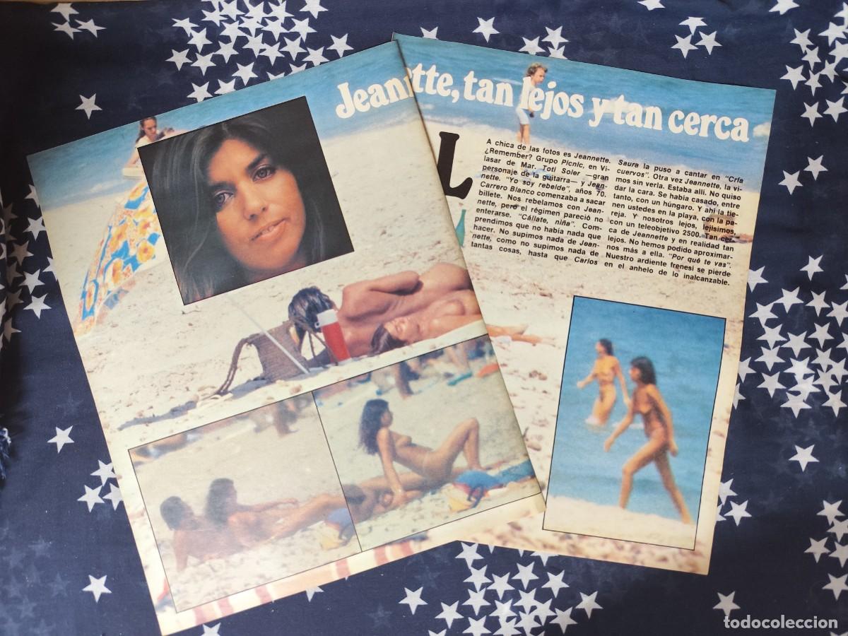 Coleccionismo de revista Intervi&uacute;: Jeannette tan lejos tan cerca Recorte/Cliping Revista Interviu 334-1982