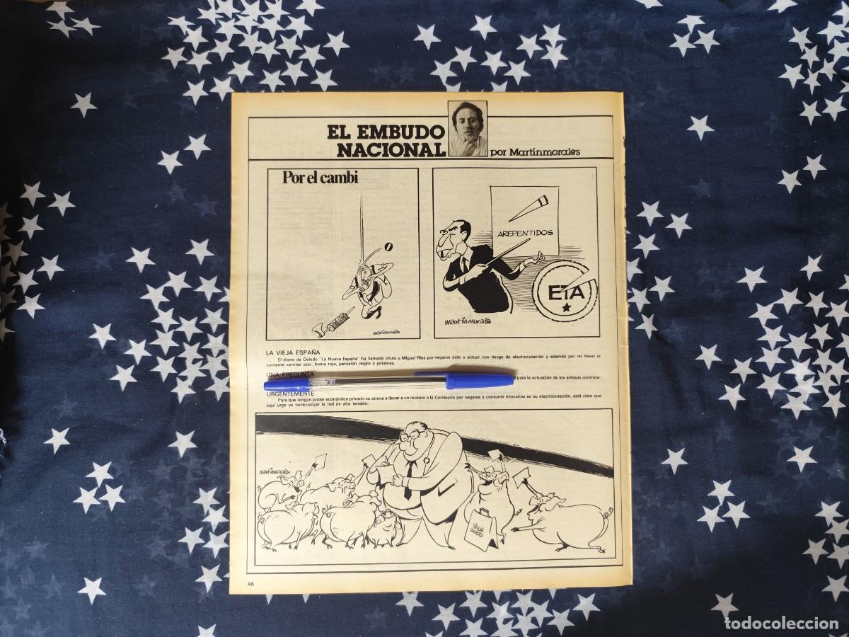 Coleccionismo de revista Intervi&uacute;: El embudo nacional Martinmorales Recorte/Cliping Revista Interviu 334-1982