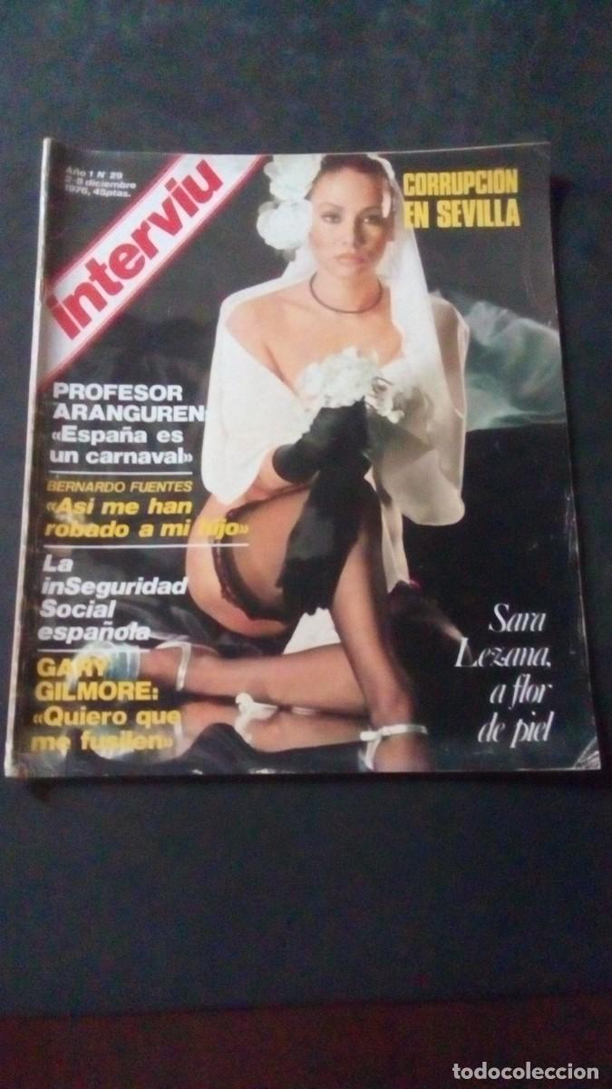Coleccionismo de revista Intervi&uacute;: INTERVIU 29-1976-SARA LEZANA-ARANGUREN-SEVILLA-FUENGIROLA-CARYL CHESSMAN-SIAMESES-GARY GILMORE