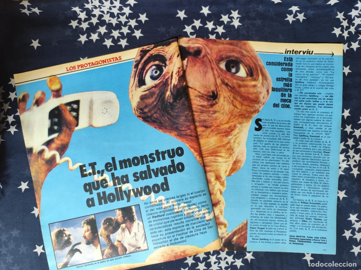 Coleccionismo de revista Intervi&uacute;: E.T. ,el monstruo que ha salvado a Hollywood Recorte / Clipping Revista Intervi&uacute; 333 - 1982