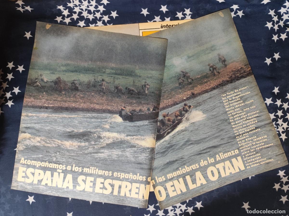 Coleccionismo de revista Intervi&uacute;: Espa&ntilde;a se estreno en la OTAN Recorte / Clipping Revista Intervi&uacute; 333 - 1982