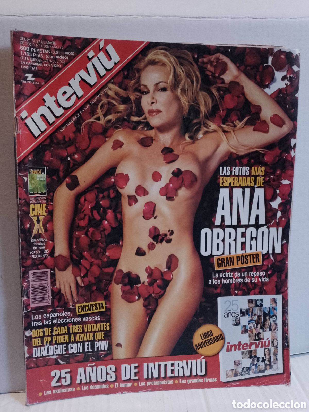 Coleccionismo de revista Intervi&uacute;: INTERVIU - ANA OBREGON