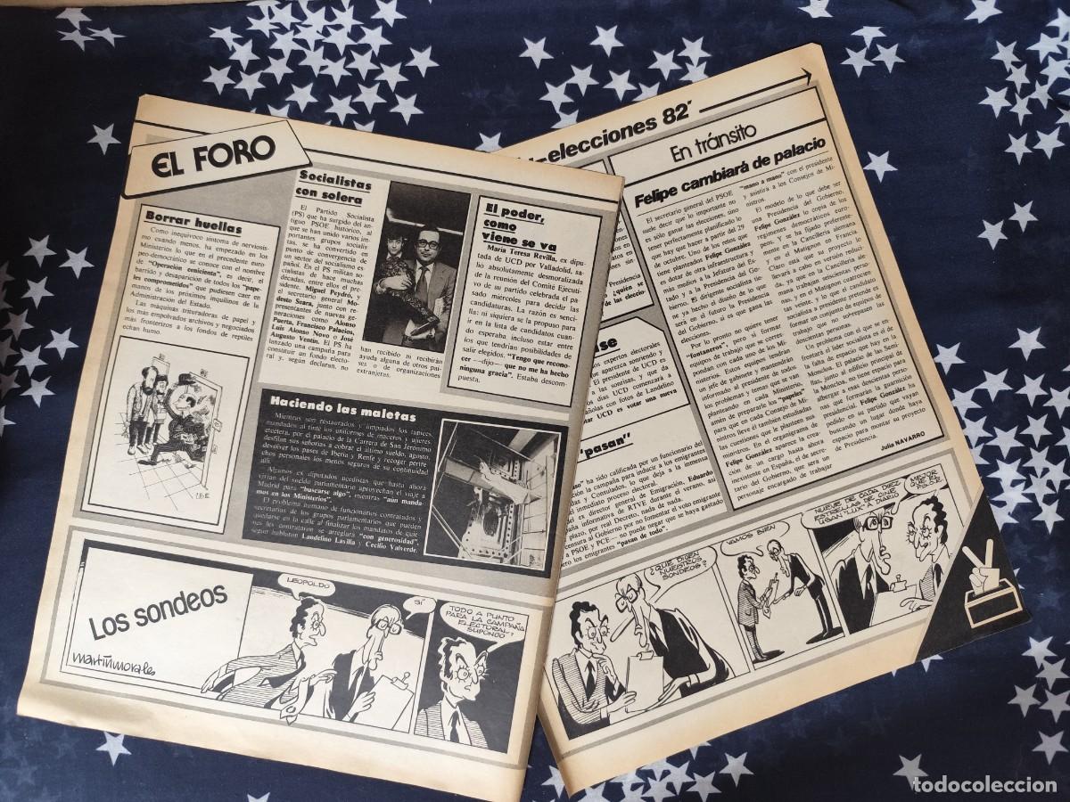 Coleccionismo de revista Intervi&uacute;: Los Sondeos Martinmorales Recorte / Clipping Revista Intervi&uacute; 332 - 1982