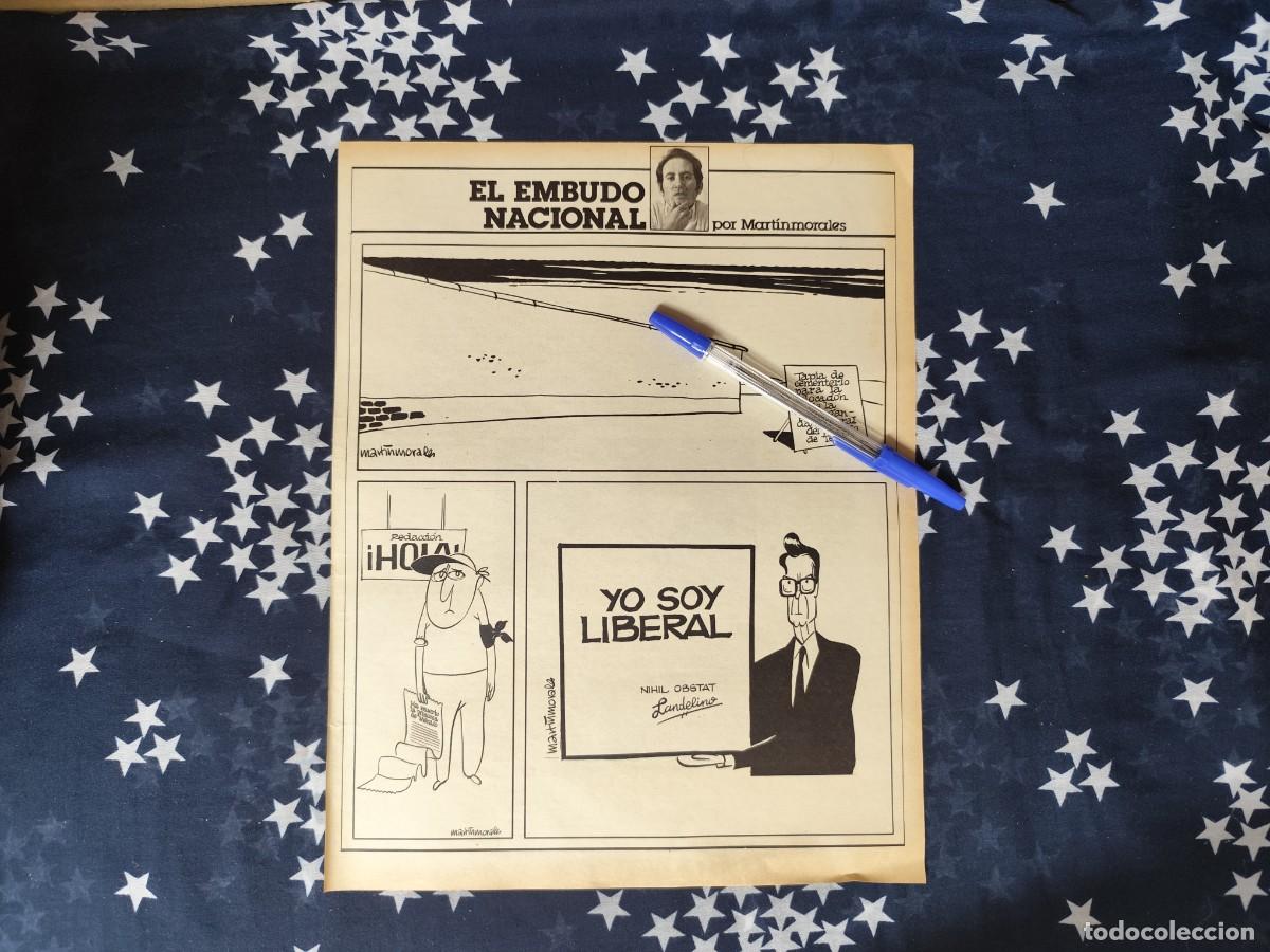 Coleccionismo de revista Intervi&uacute;: El embudo nacional Martinmorales Recorte / Clipping Revista Intervi&uacute; 332 - 1982