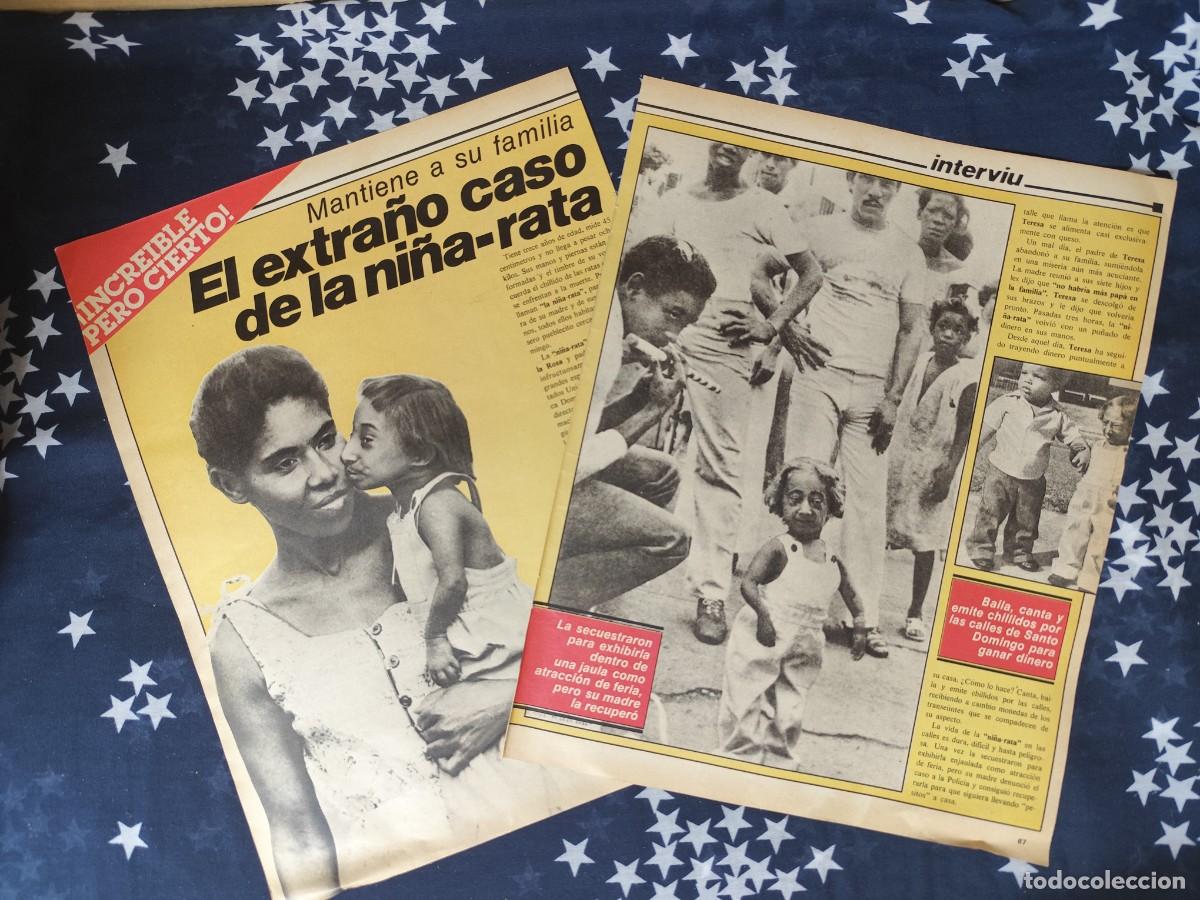 Coleccionismo de revista Intervi&uacute;: El extra&ntilde;o caso de la ni&ntilde;a rata Recorte / Clipping Revista Intervi&uacute; 332 - 1982
