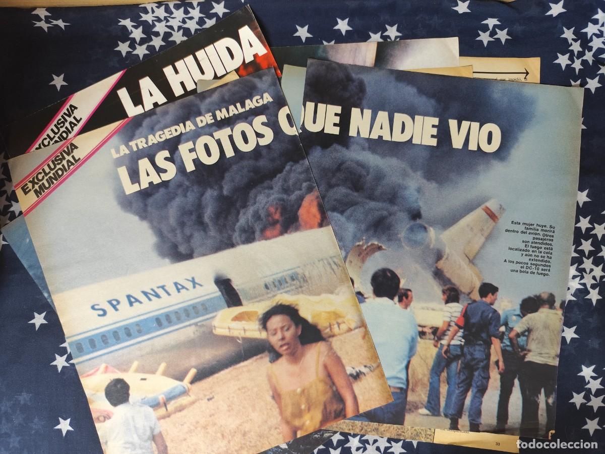 Coleccionismo de revista Intervi&uacute;: Tragedia de M&aacute;laga Las fotos que nadie vio Recorte / Clipping Revista Intervi&uacute; 332 - 1982