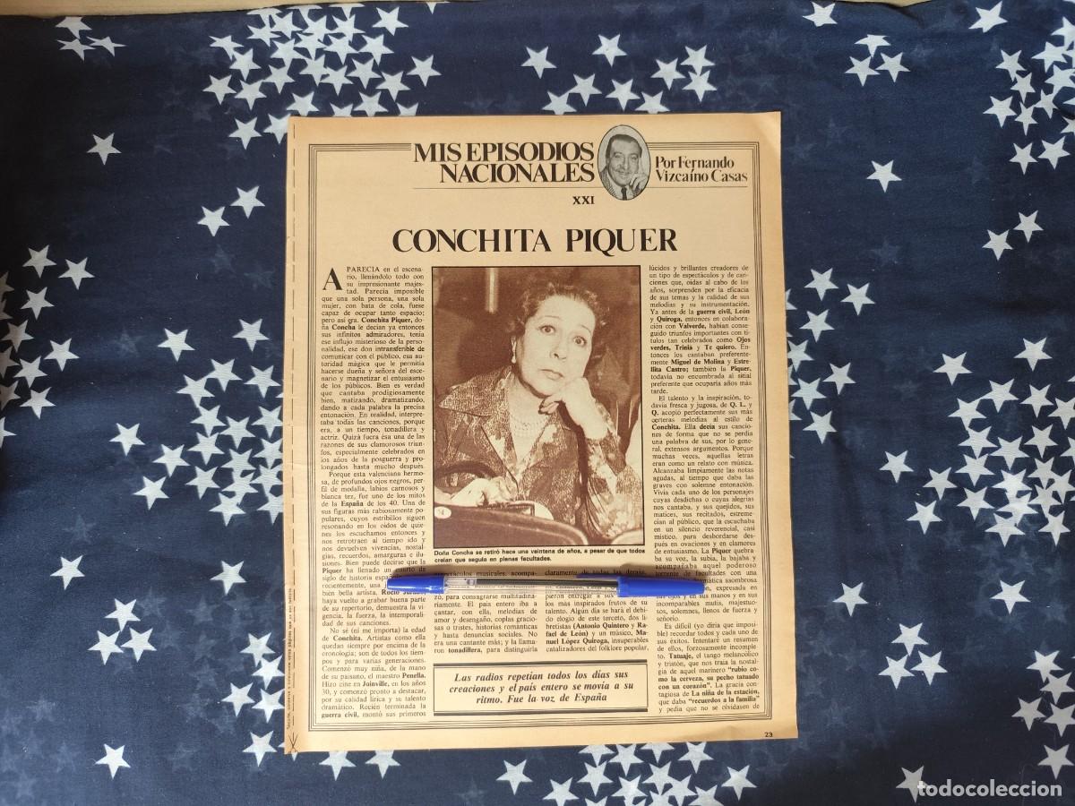 Coleccionismo de revista Intervi&uacute;: Mis episodios nacionales XXI Vizca&iacute;no Casas Recorte / Clipping Revista Intervi&uacute; 332 - 1982