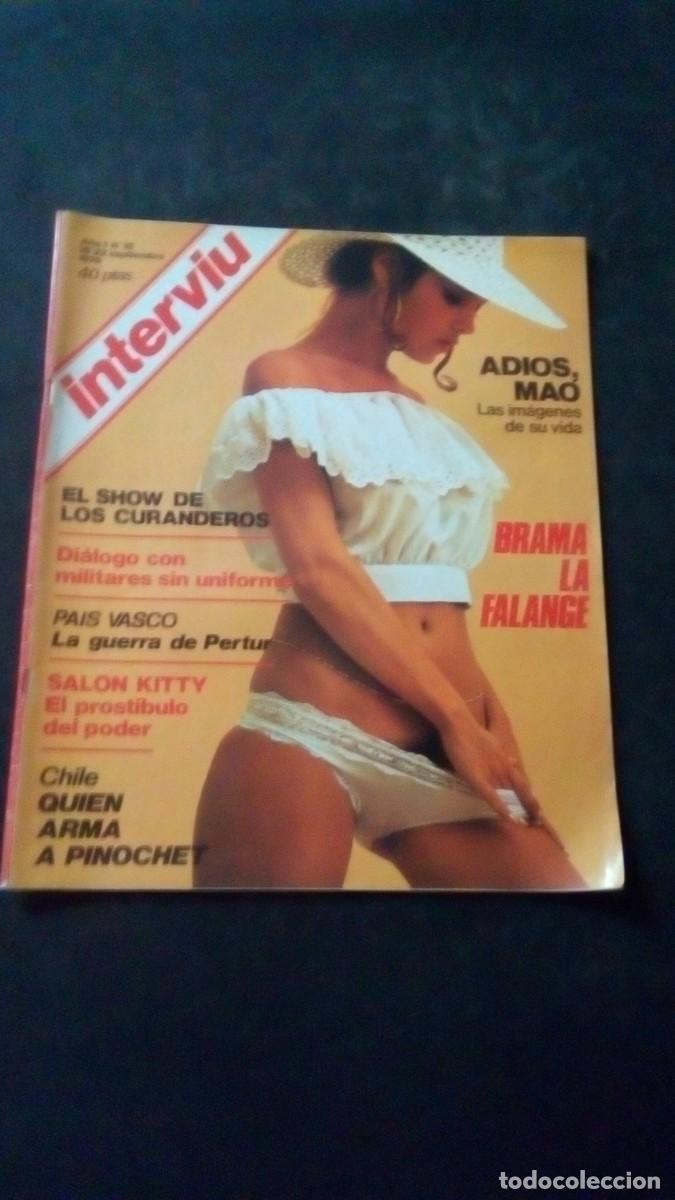 Coleccionismo de revista Intervi&uacute;: INTERVIU 18-1976-SAL&Oacute;N KITTY-HISTORIA DE LA TORTURA-SAHARA-LA FALANGE-CURANDEROS-B&Eacute;TERA VALENCIA