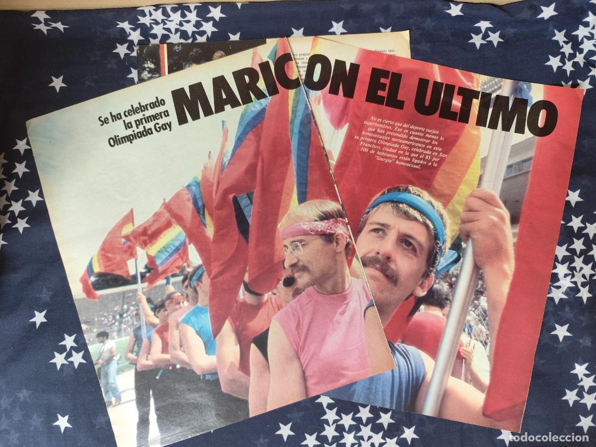 Coleccionismo de revista Intervi&uacute;: Maricon el &uacute;ltimo Recorte / Clipping Revista Intervi&uacute; 331 - 1982