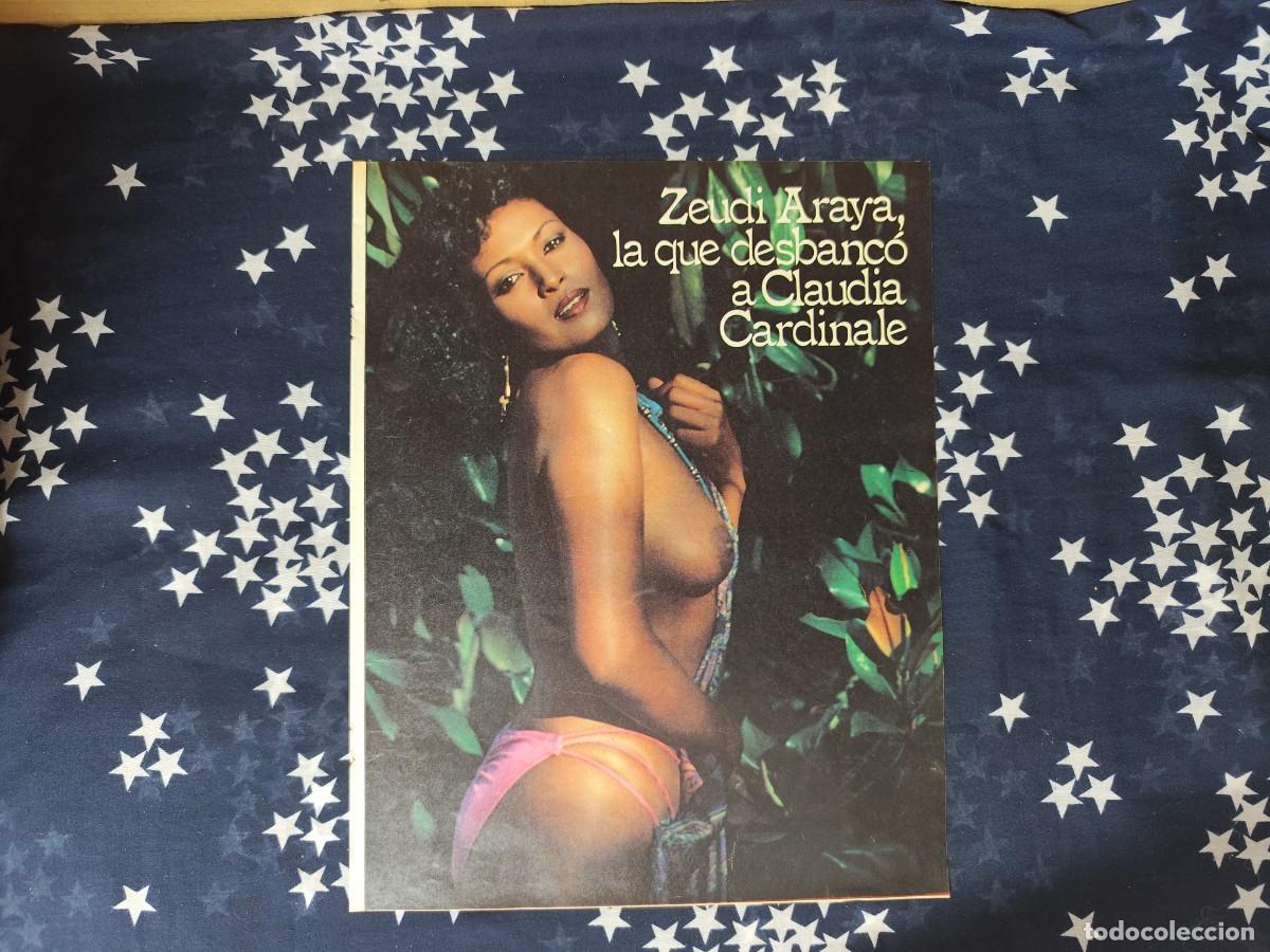 Coleccionismo de revista Intervi&uacute;: Zeudi Araya la que desbanc&oacute; a Claudia Cardinale Recorte / Clipping Revista Intervi&uacute; 330 - 1982