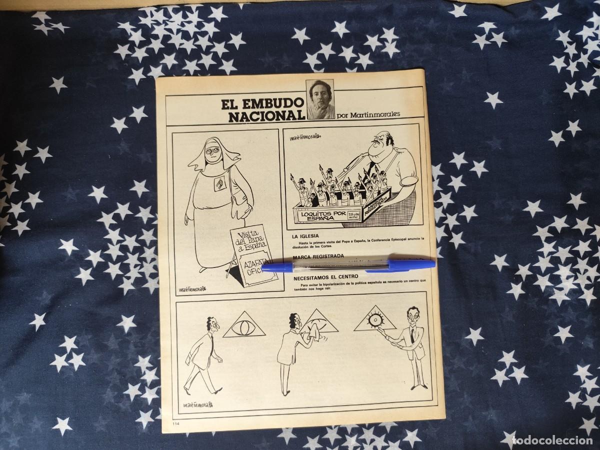 Coleccionismo de revista Intervi&uacute;: El embudo nacional Martinmorales Recorte / Clipping Revista Intervi&uacute; 329 - 1982