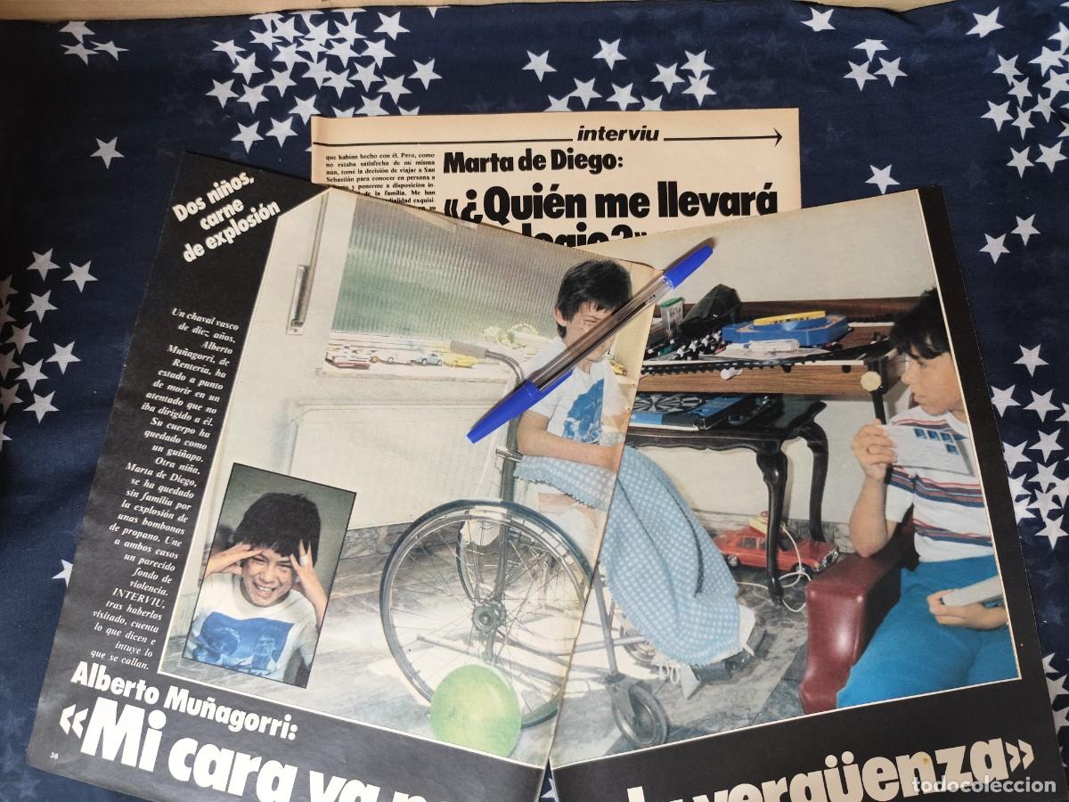 Coleccionismo de revista Intervi&uacute;: Dos ni&ntilde;os carne de explosi&oacute;n Recorte / Clipping Revista Intervi&uacute; 329 - 1982