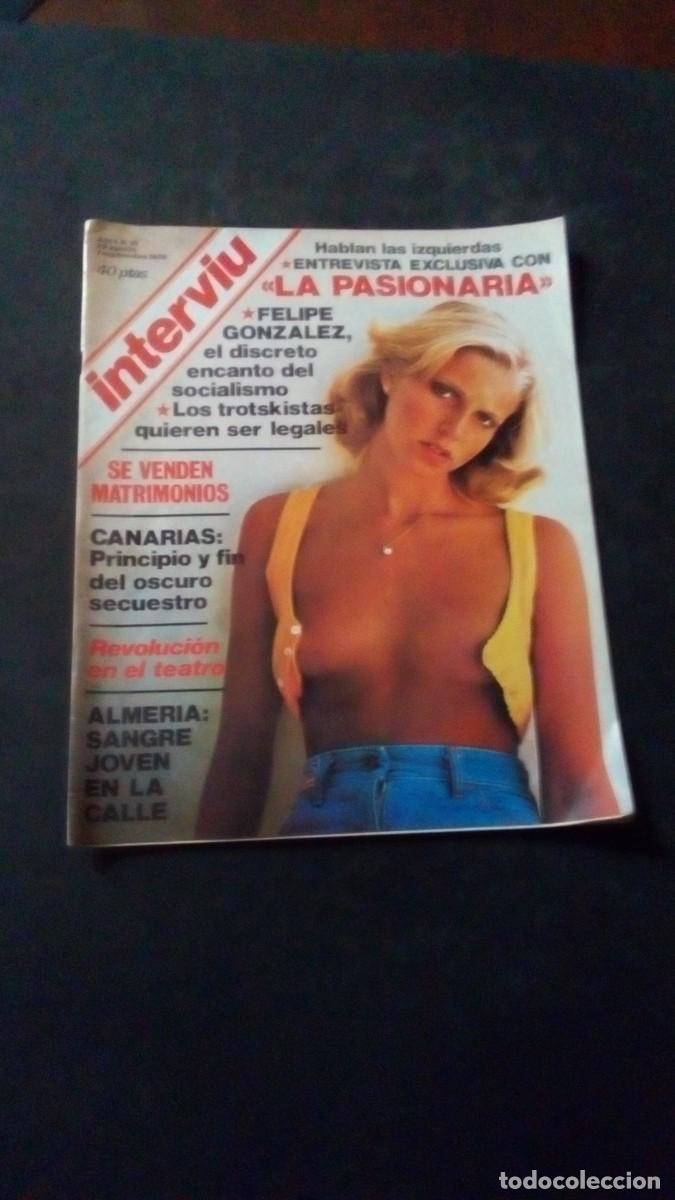 Coleccionismo de revista Intervi&uacute;: INTERVIU 15-1976-HOMBRE LOBO-DAL&Iacute;-FELIPE GONZ&Aacute;LEZ-MASSIEL-ALMER&Iacute;A-URSULA ANDRESS-CANARIAS