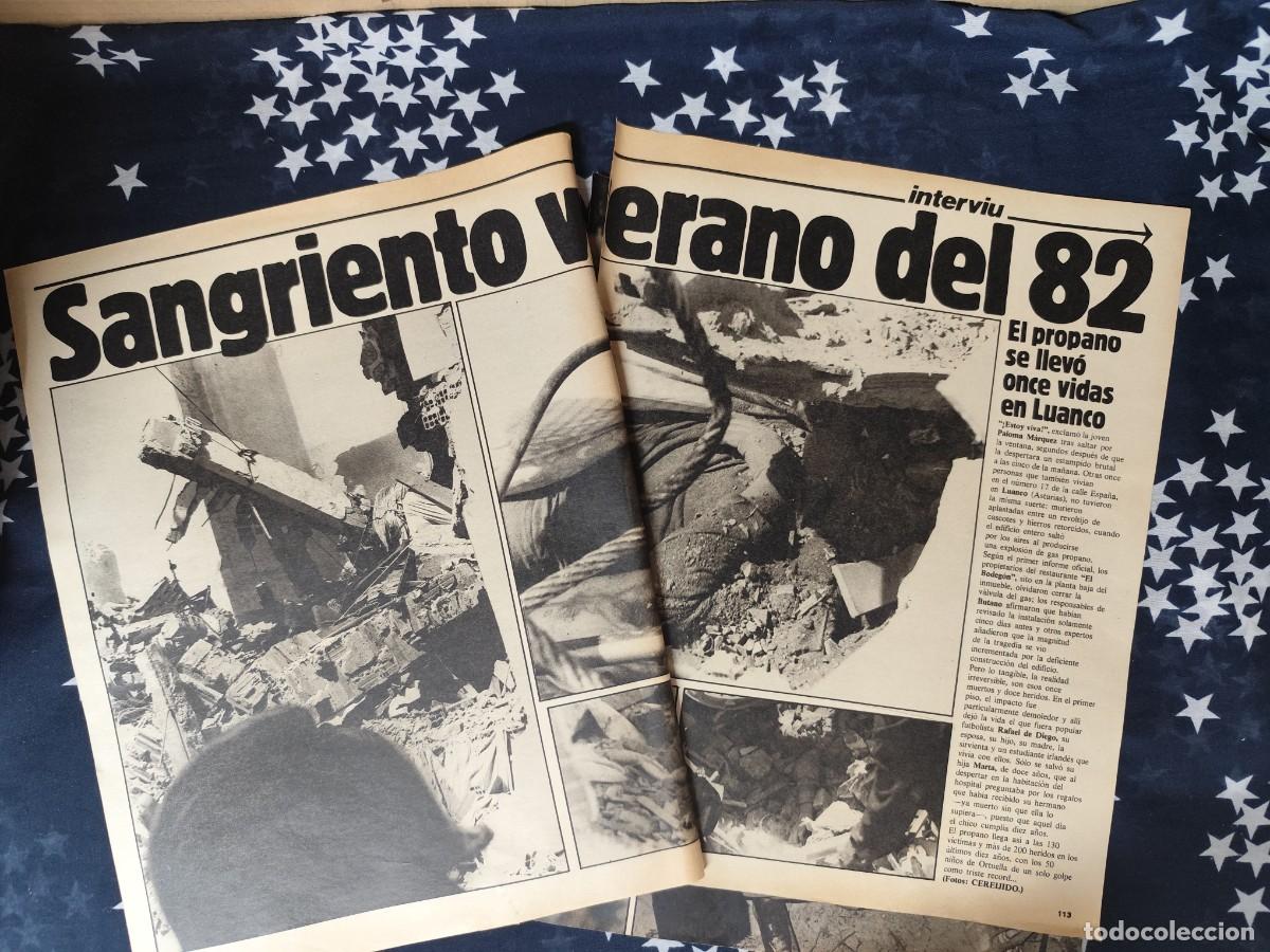 Coleccionismo de revista Intervi&uacute;: Sangriento verano del 82 Recorte / Clipping Revista Intervi&uacute; 328 - 1982