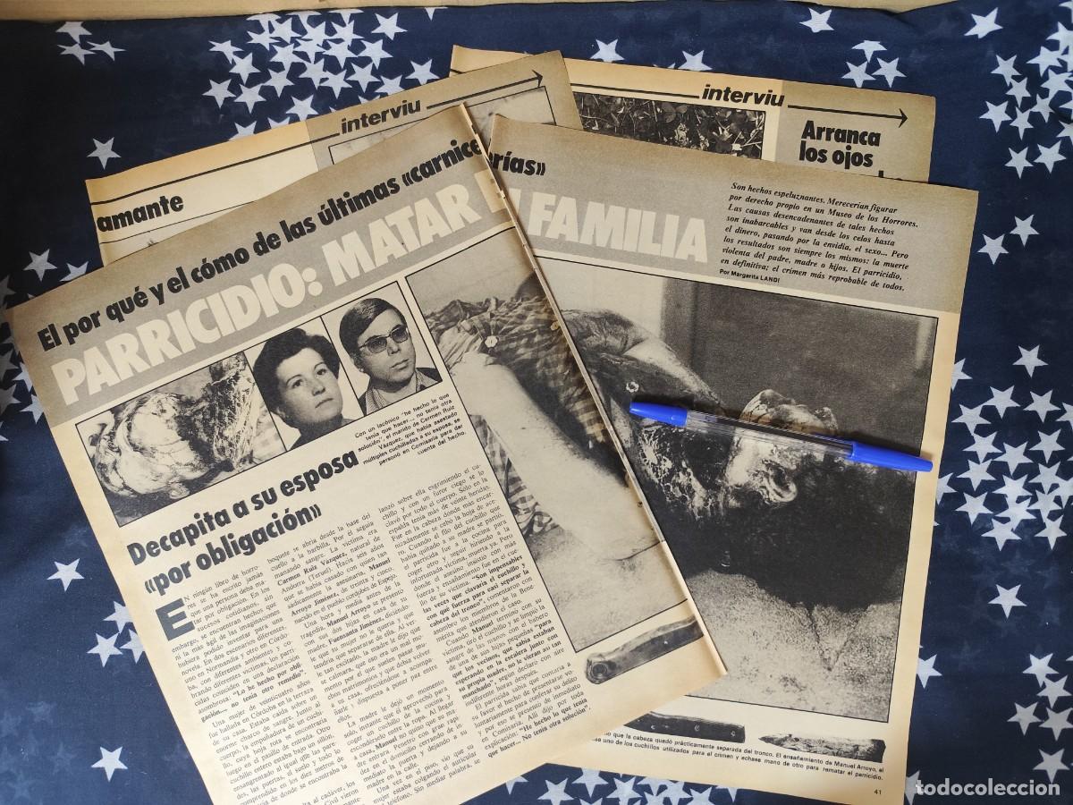 Coleccionismo de revista Intervi&uacute;: Parricidio : Matar en familia Recorte / Clipping Revista Intervi&uacute; 328 - 1982